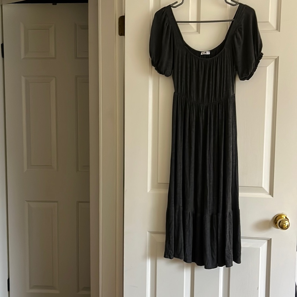 Gray stretchy dress size S
